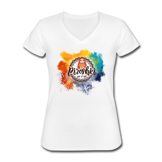 Women's V-Neck T-Shirt - Piroshkion3rd
